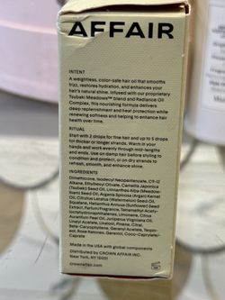 Crown Affair  The Mini Radiance Hair Oil for Frizz-Free Shine🤍