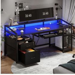 Lucilla Metal Base Computer Desk

