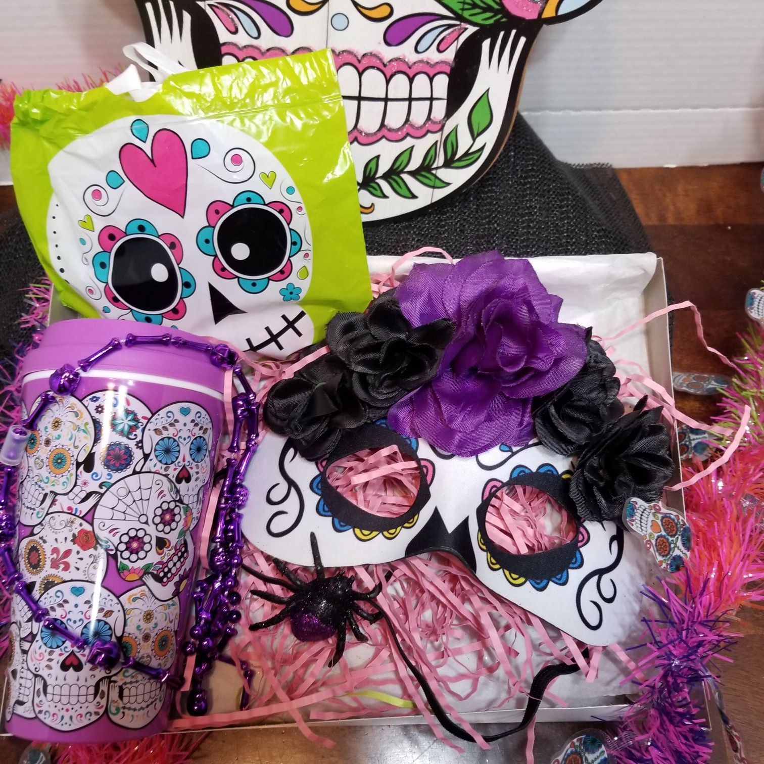 Katrina Halloween Sugar Skull Gift Box