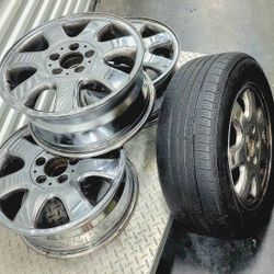 4 MB ChROME WHEELS 16 "