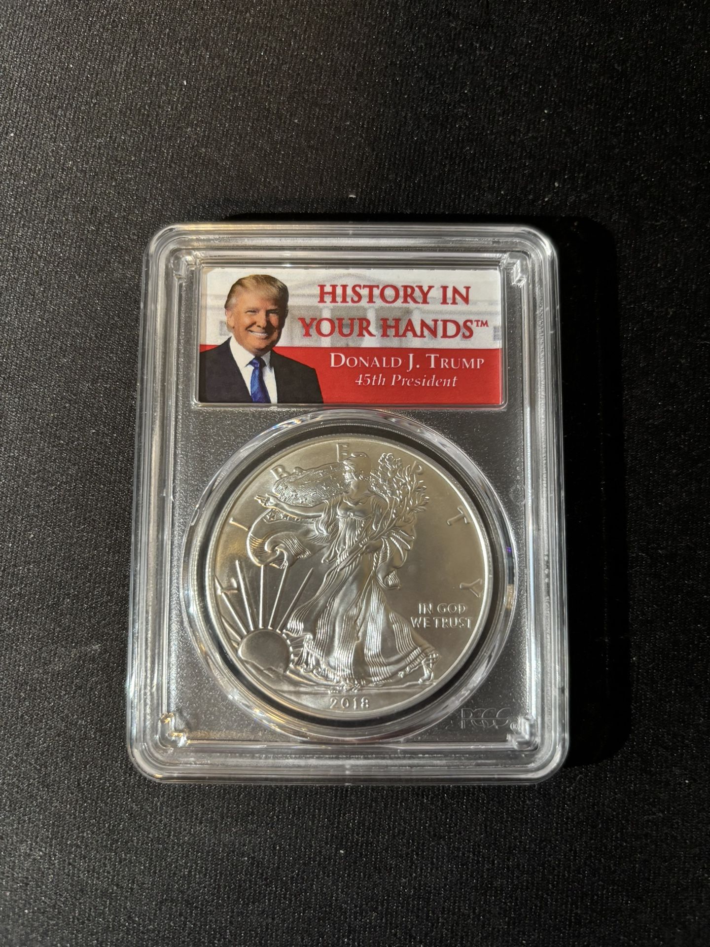 Trump Silver Eagle coins MS70
