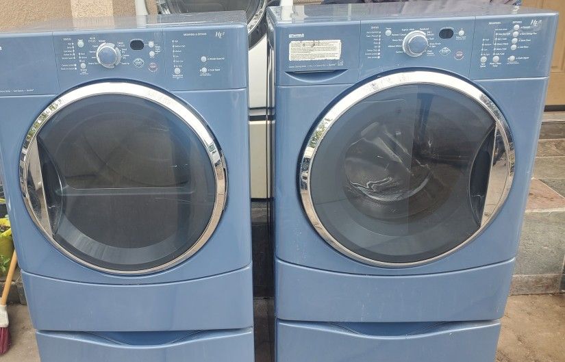 KENMORE GAS DRAYER AND WASHER MACHINE GOOD CONDITION VERY QUIET EXTRA HAVY