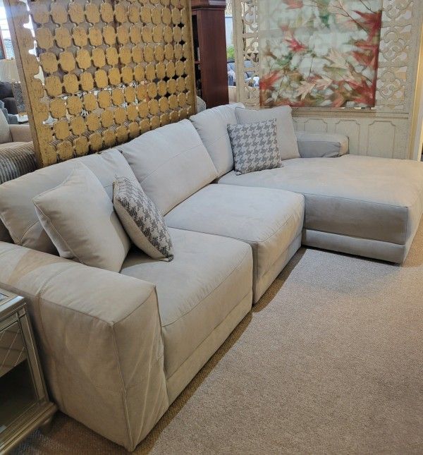 Light Grey Modular Sectional