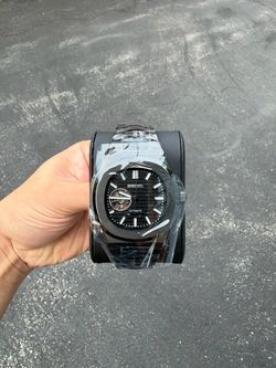Seiko Open Heart Black Aura Watch