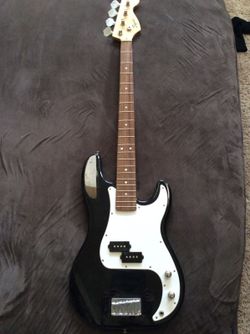 Fender Bass Guitar "Squier P-Bass" Needs Strings!
