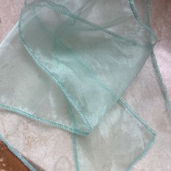 251 Aqua Organza Chair Sashes. Great For Weddings And Parties.!!