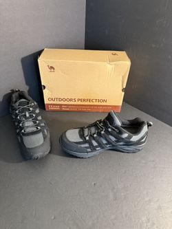 Camel Crown Men’s Hiking/Work Boots Size 11 Black