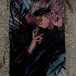 Jujustu Kaisen Anime Satoru Gojo Comic Poster