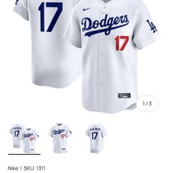 Los Angeles Dodgers Shohei Ohtani Kanji White Nike® Limited Home Player Jersey