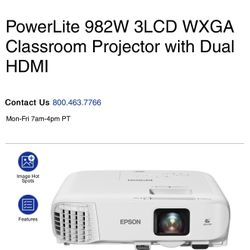 Epson Powerlite Projector