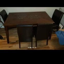 Solid Wood Table No Chairs