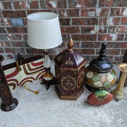 Decor. Vases. Lamp. Urn. Candle Holder 