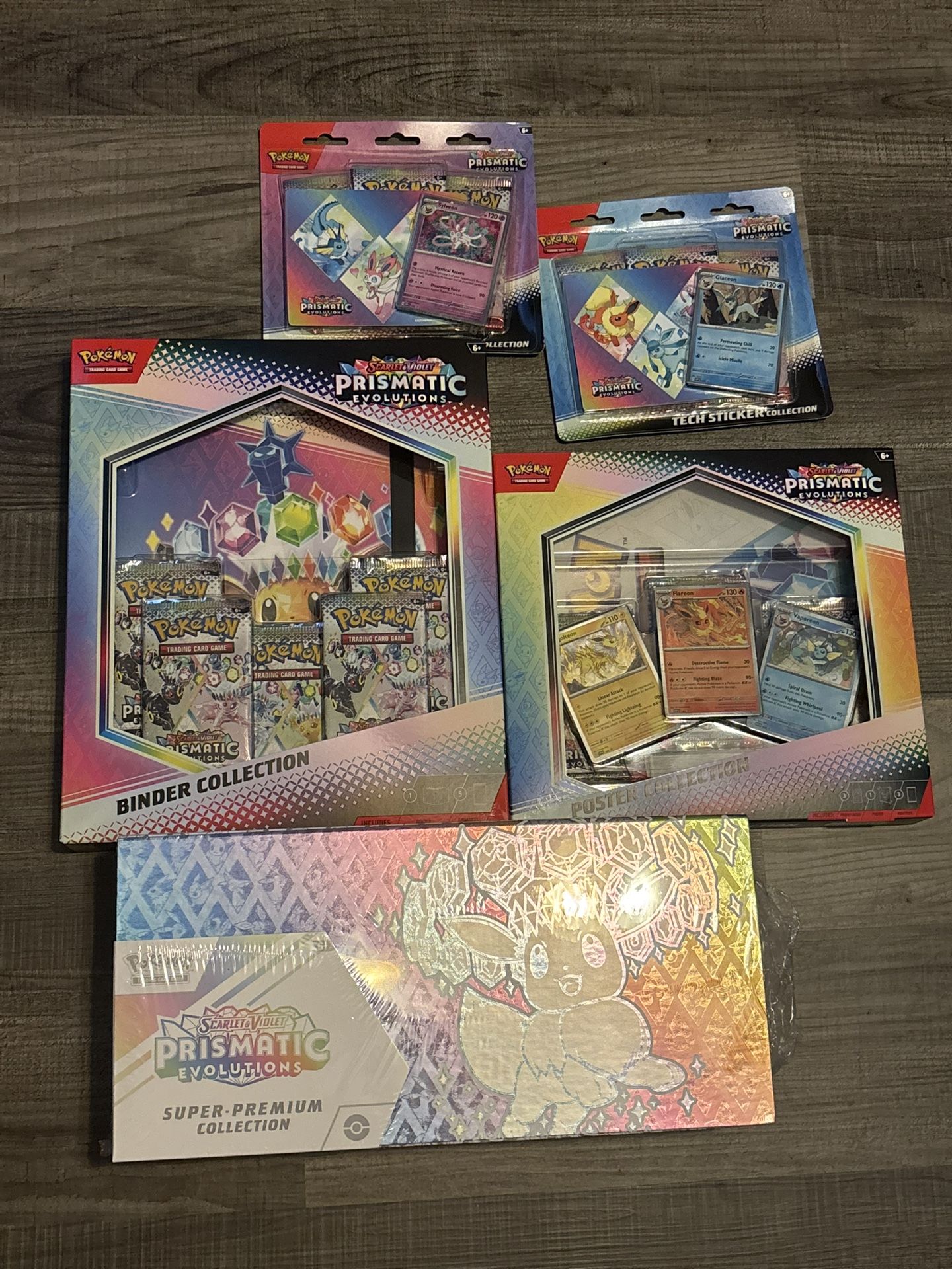 Pokemon Prismatic Evolutions Lot