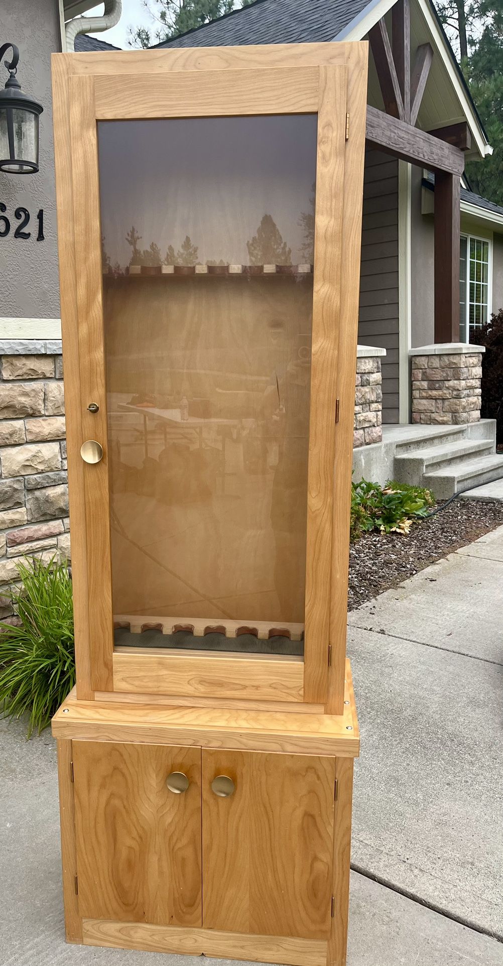 Antique Locking Gun Case