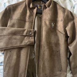 Men EA Leather Suede Jackets