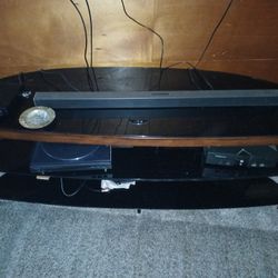 Smoked Glass 2 Tier TV Stand