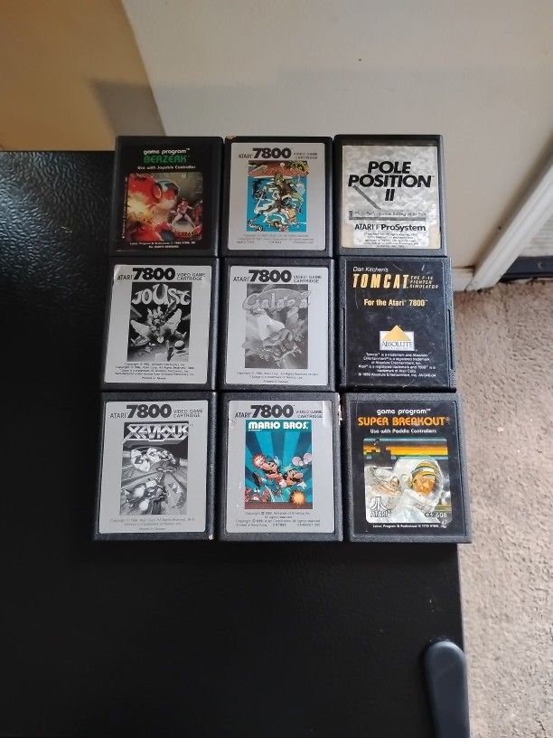 Atari Video Game Cartridges 
