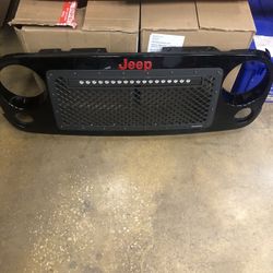 Jeep Wrangler Boss  Grille with 21” Luminix LED Light Bar