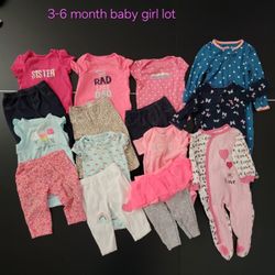 3-6 Month Baby Girl Lot