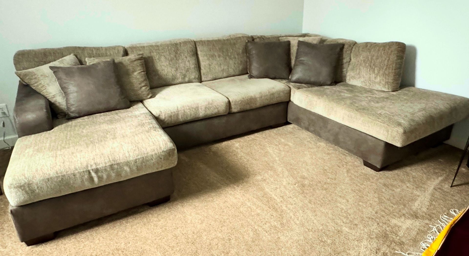 Sectional With Two Chaise