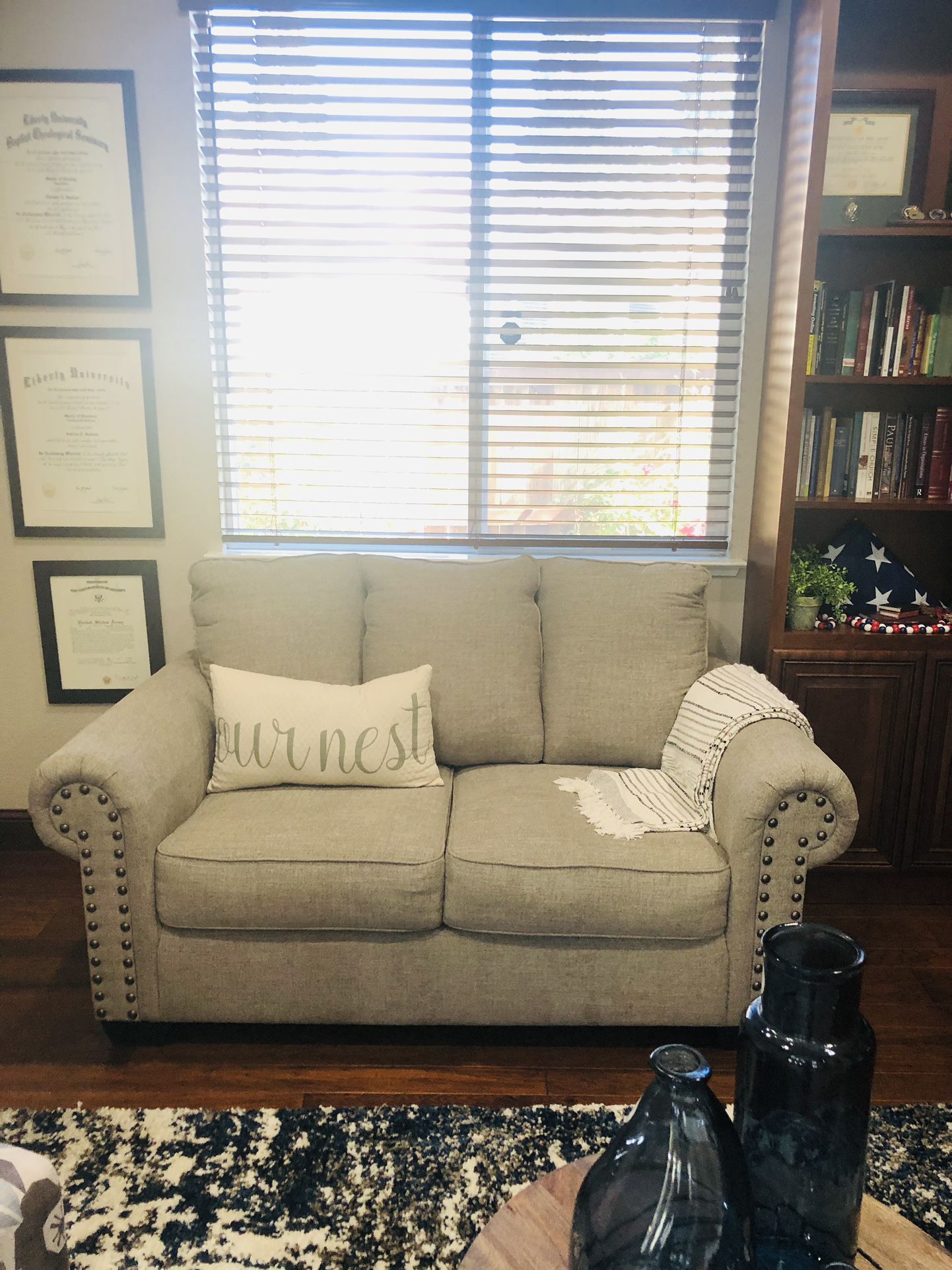 Couch, Loveseat, And End Tables