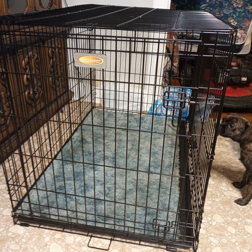 Reduced Dog Kennell ,like New 30 inches High X 48: Long