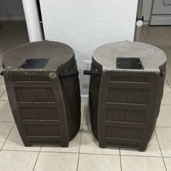 Two Rain Barrel . Used In Good Condition . 