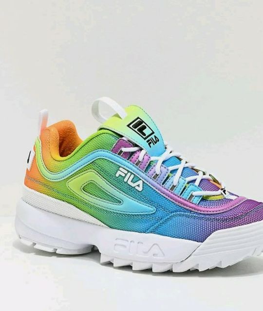 Brand New In Box Fila Disruptor ii Premium Pride Tie Dye