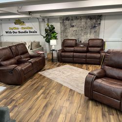 3pc Reclining Set