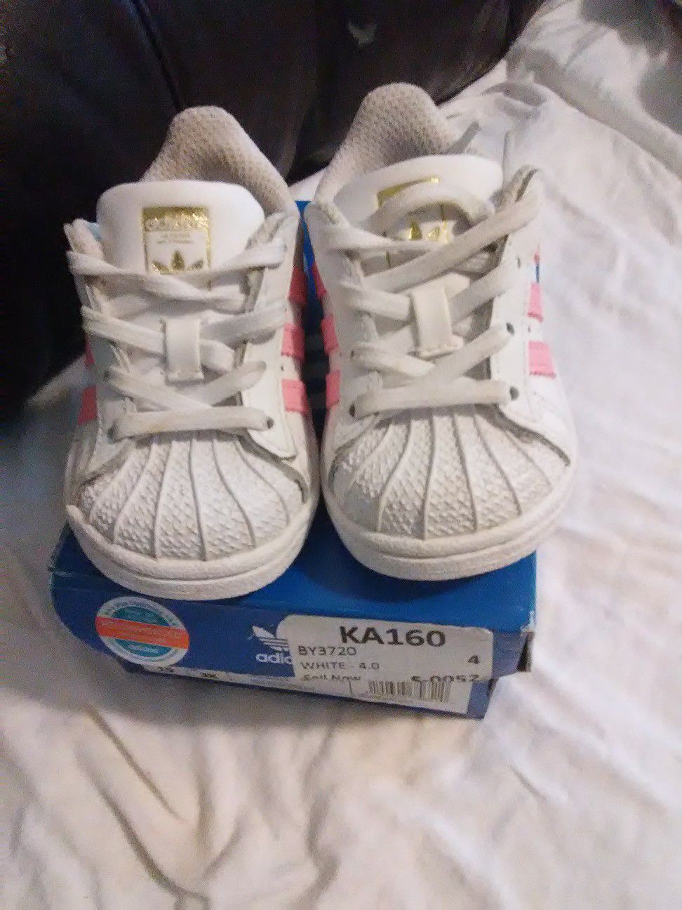Adidas baby shoes size 4