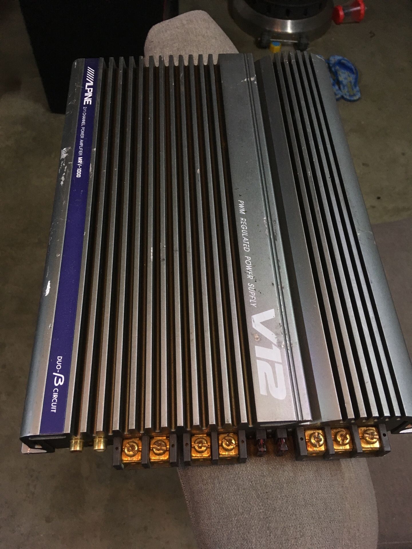 Alpine MRV-1000 power amplifier 2 channels