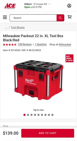 Milwaukee PACKOUT XL Tool Box