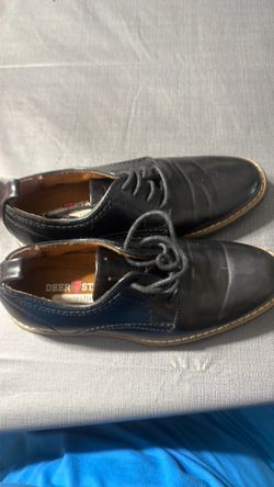 Boys Size 1 dress black shoes