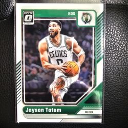 JAYSON TAYTUM CELTICS OPTIC NBA PANINI SPORTS CARD!