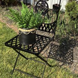 Vintage Wrought Iron Garden Chair