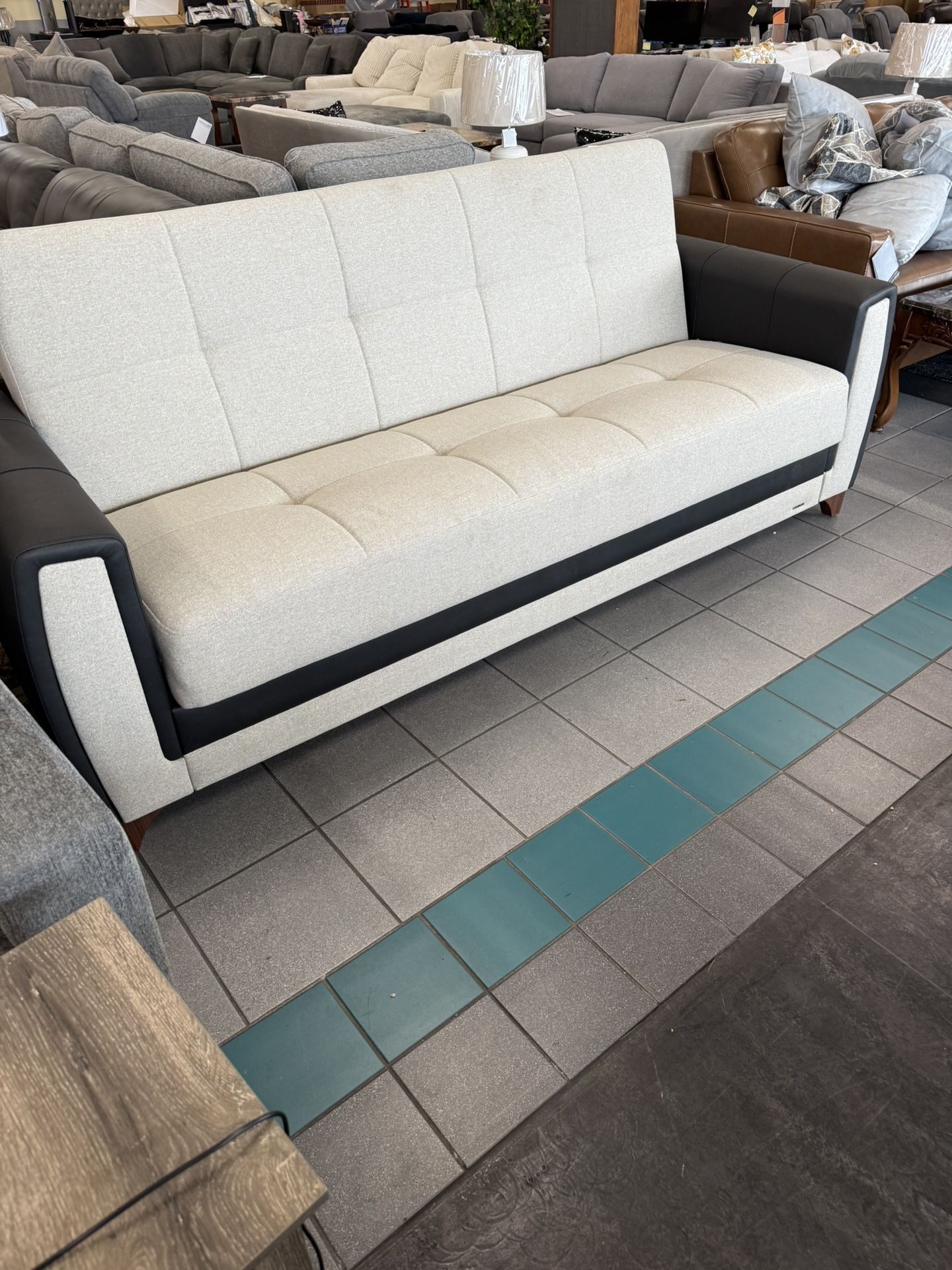 Turkey Made Sofa & Love Seat ( Turns Into Bead) On Sale