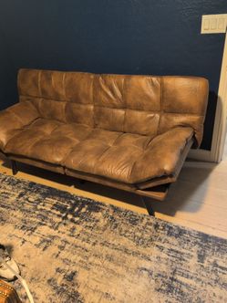 Leather couch