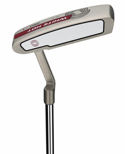 Odyssey White Hot Pro Golf Putter with Super Stroke grip and headcover