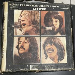 Beatles Rare Vinyl Taiwanese Let It Be Chinese Press Rare Record