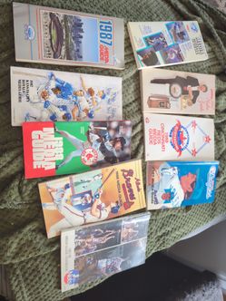 Older Media Guides Baseball mostly