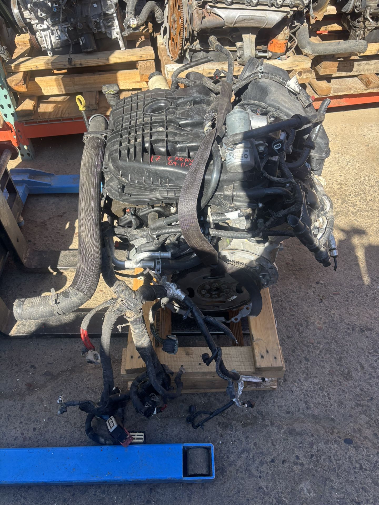 2017 Dodge Caravan 3.6L Engine Parts