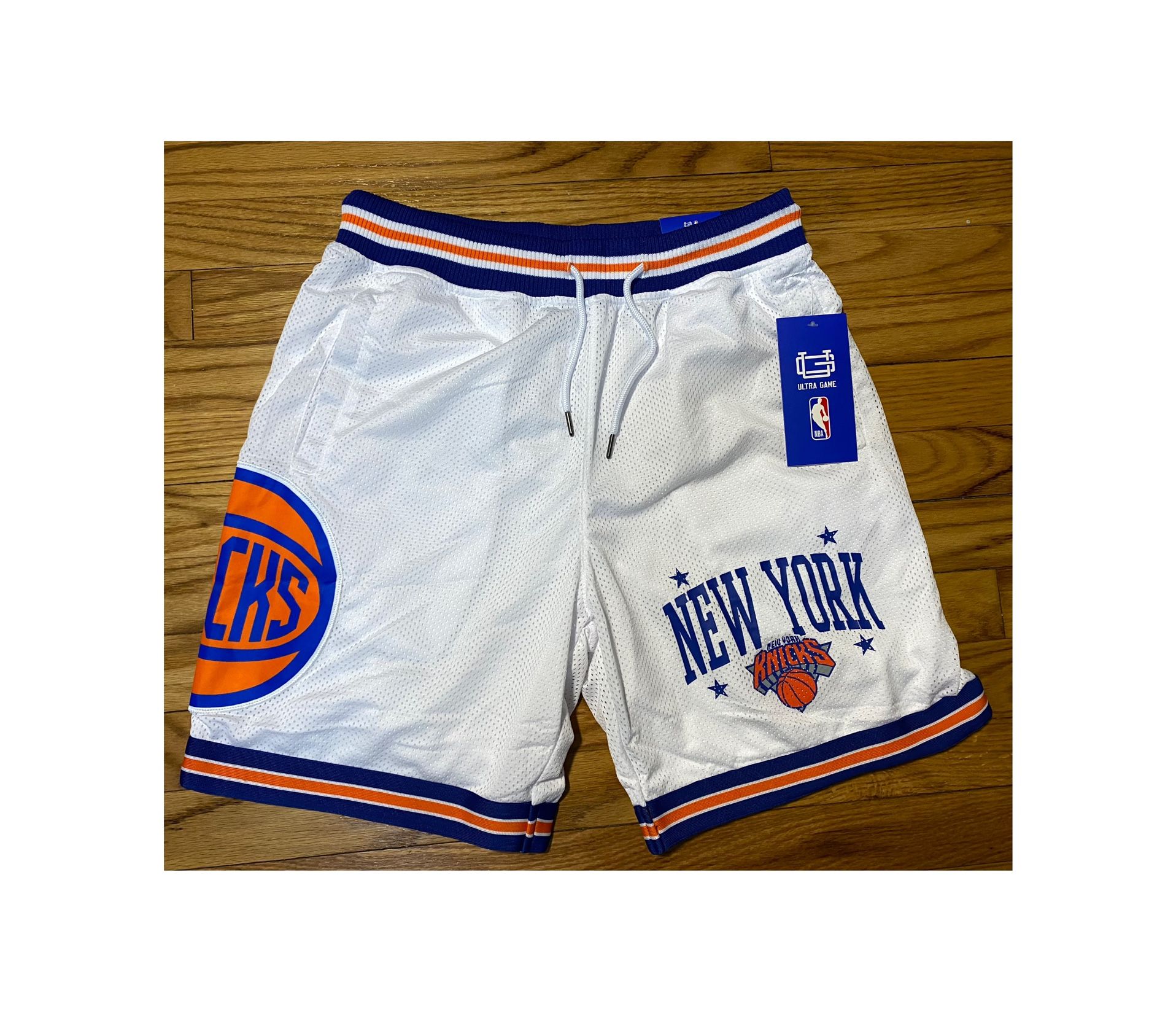 Ultra Game NBA At The Knee Classic Basketball Shorts men’s sz Small New!