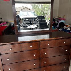 Dresser And Mirror