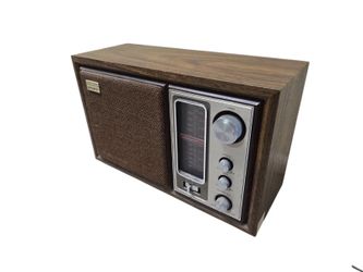 Sony ICF-9650W Vintage AM FM Table Radio Woodgrain Tested