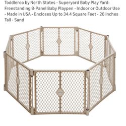 Toddleroo Baby Playpen (x2) for Indoor/outdoor Use