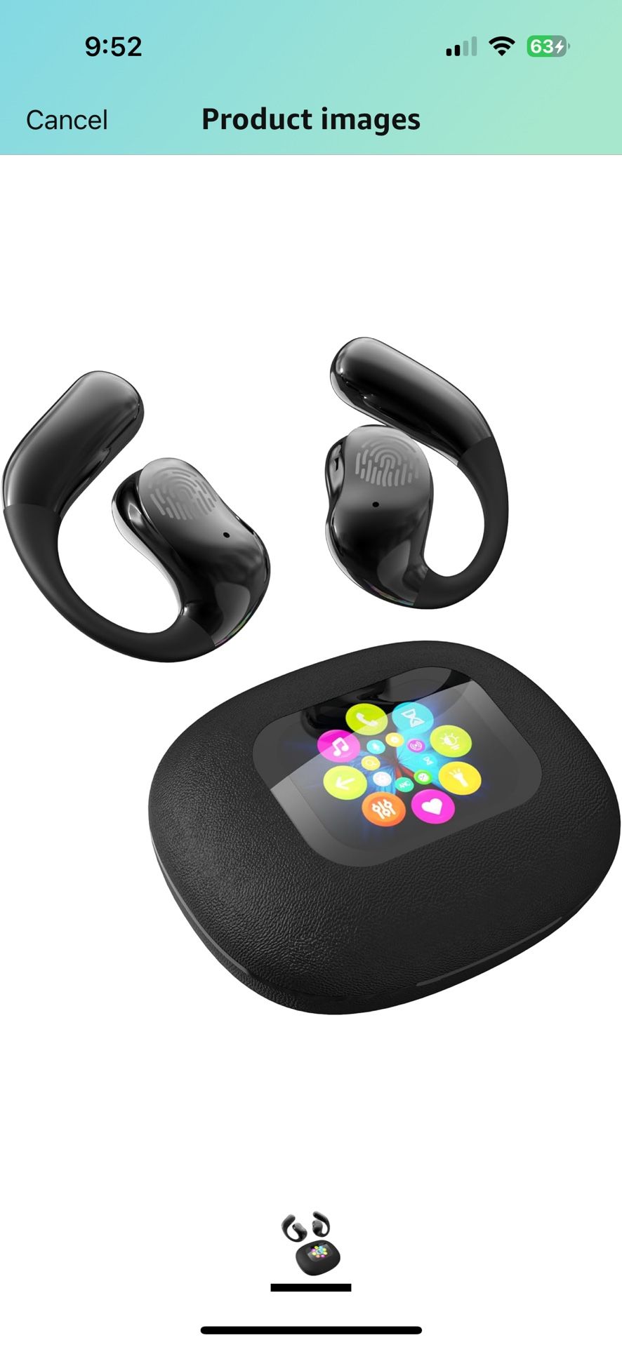 AI Language Translator Earbuds 144 Languages Long Battery Life Portable Touchscreen Wireless Earbuds