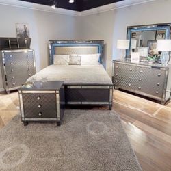 Bed frame And Mirror 