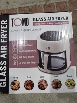 Tomo Glass Air Fryer 4.2 Qt 