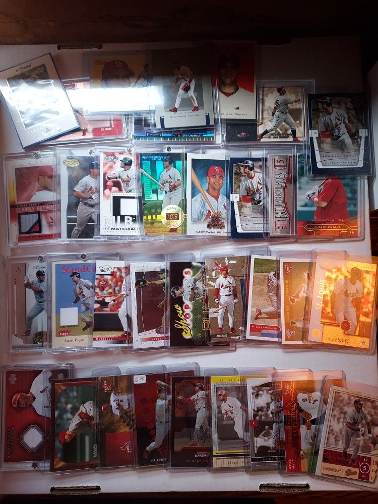 Baseball Card Lot Albert Pojouls Mint Condition