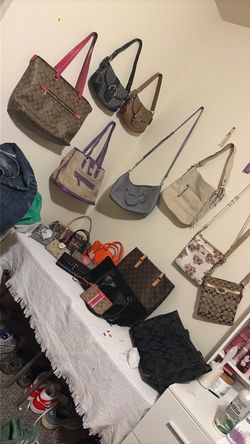 Coach bags for trade and sale not the sohos! On the wall